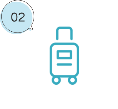 入室前でもお荷物預かり可